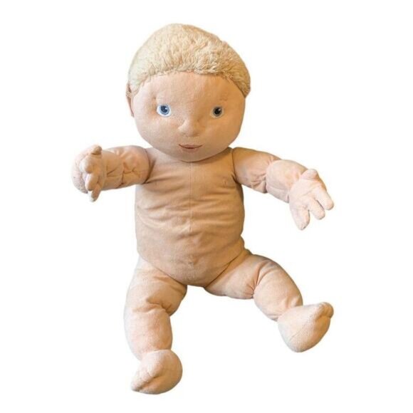 IKEA Other - IKEA Doll Lekkamrat White Caucasian Blonde Hair Soft Jointed Plush Stuffed Toy‌